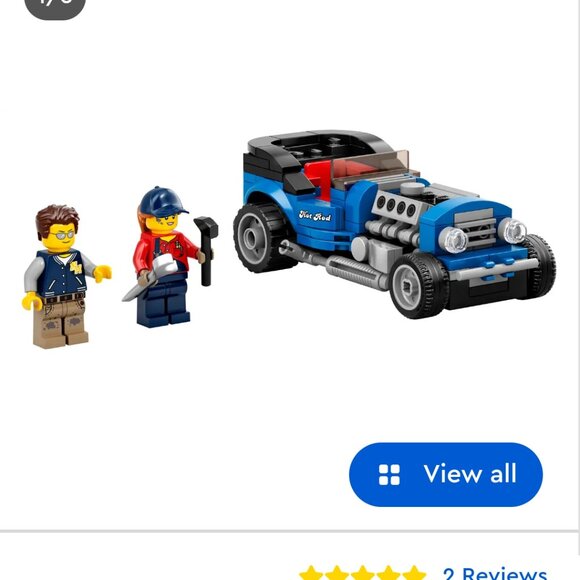 Lego set 40409 Hot Rod - Picture 2 of 9